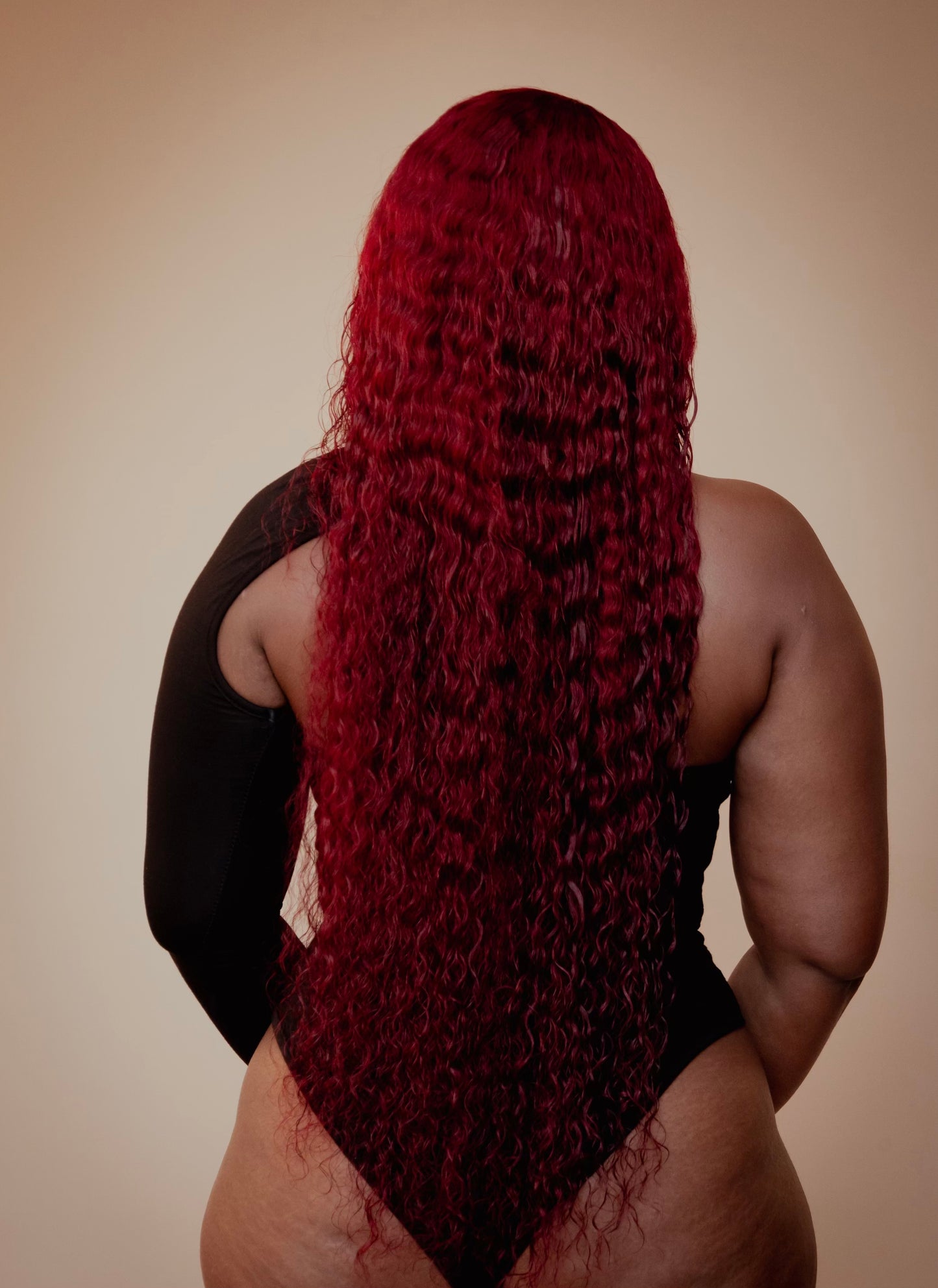 Burgundy Lace Wig